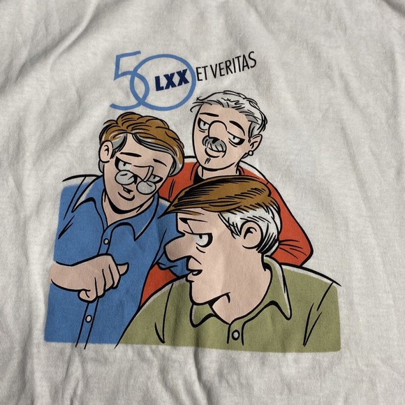 DOONESBURY Cartoon T-Shirt M 50th Anniversary - Yale Class of 1970 50th reunion - Picture 2 of 9